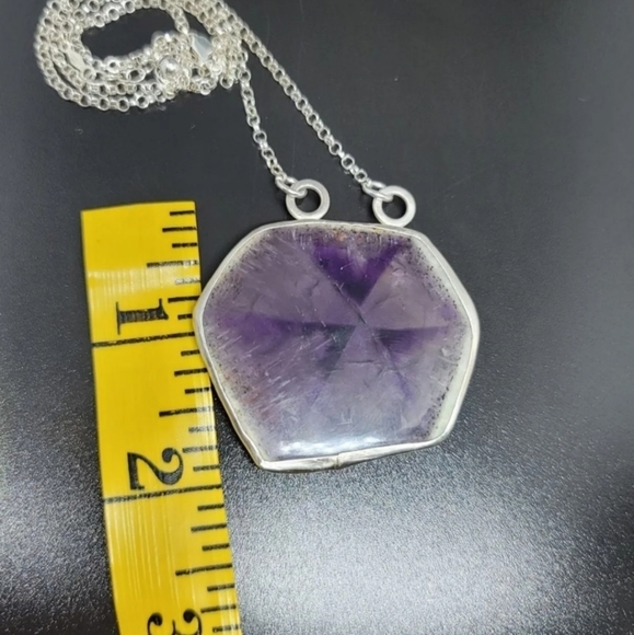 Auralite Amethyst Large Pendant - Picture 4 of 4